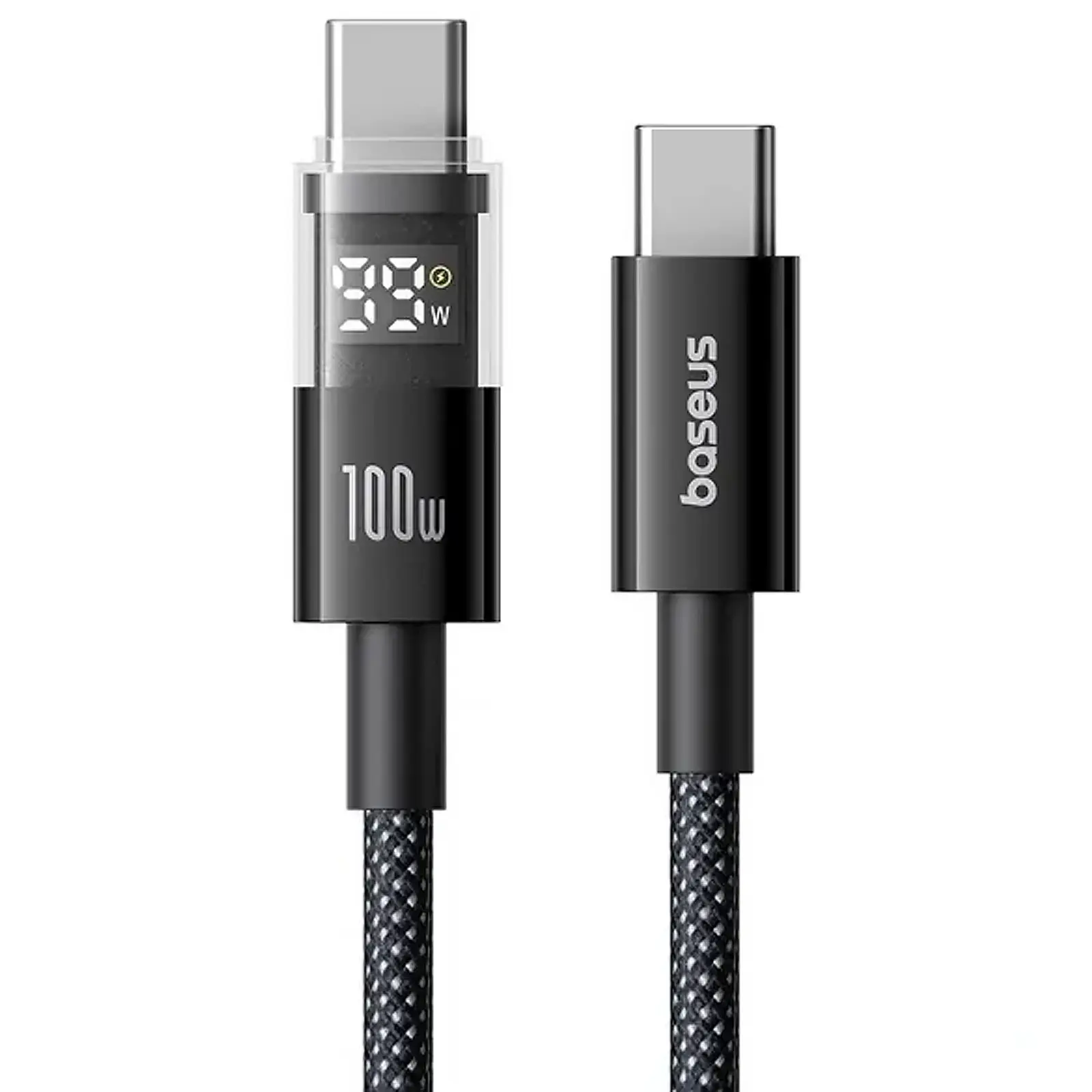Дата кабель Baseus Display 2 Type-C to Type-C 100W (1m) (P10382702), Cosmic Black, купить оптом с доставкой