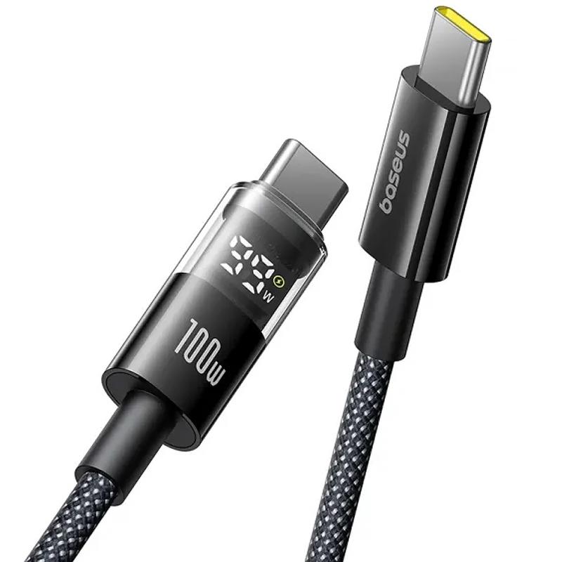 Дата кабель Baseus Display 2 Type-C to Type-C 100W (1m) (P10382702) на картинке №3