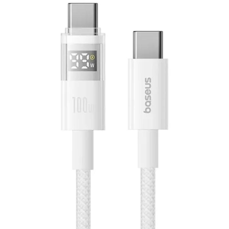 Дата кабель Baseus Display 2 Type-C to Type-C 100W (1m) (P10382702) на картинке №1