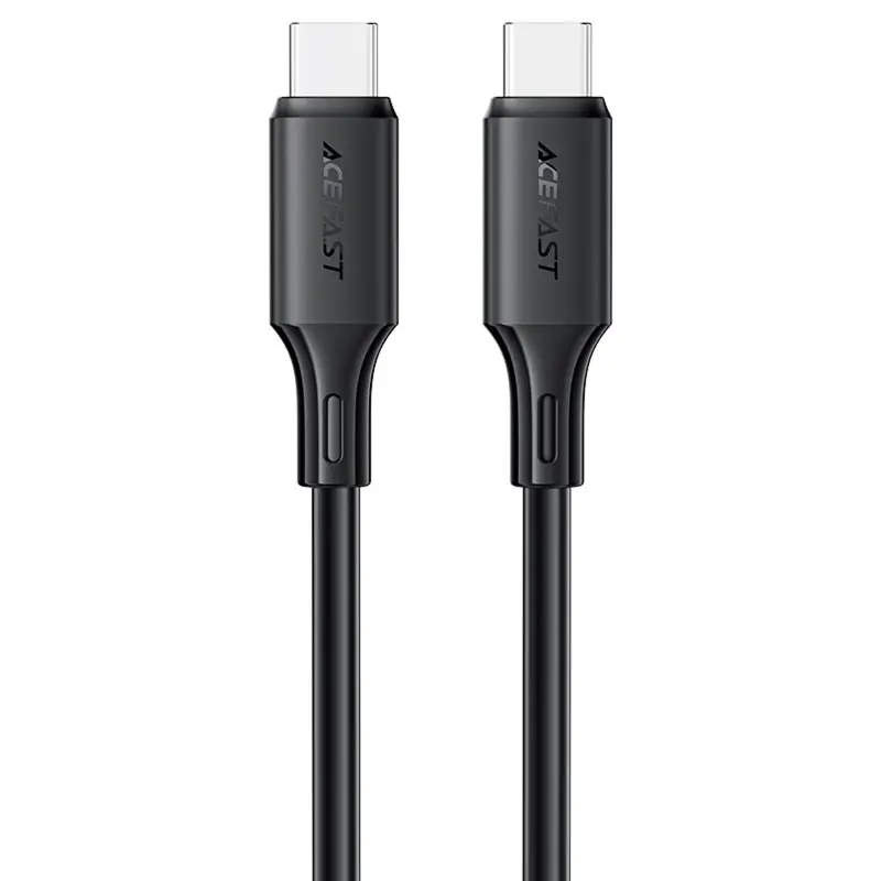 Дата кабель Acefast C17-03 Type-C to Type-C 60W (1.2m), Black, купить оптом с доставкой