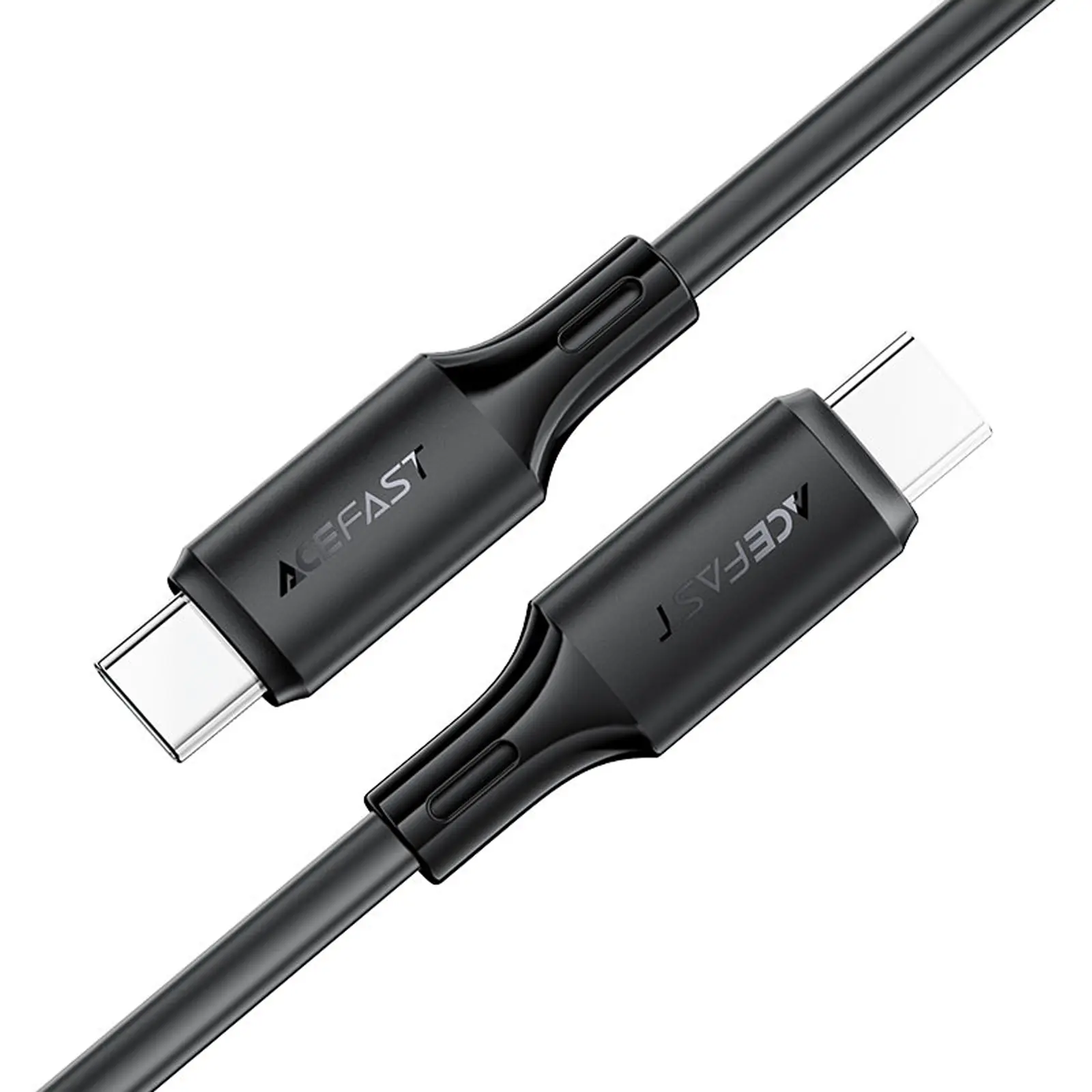 Дата кабель Acefast C17-03 Type-C to Type-C 60W (1.2m), Black 3, купить оптом с доставкой