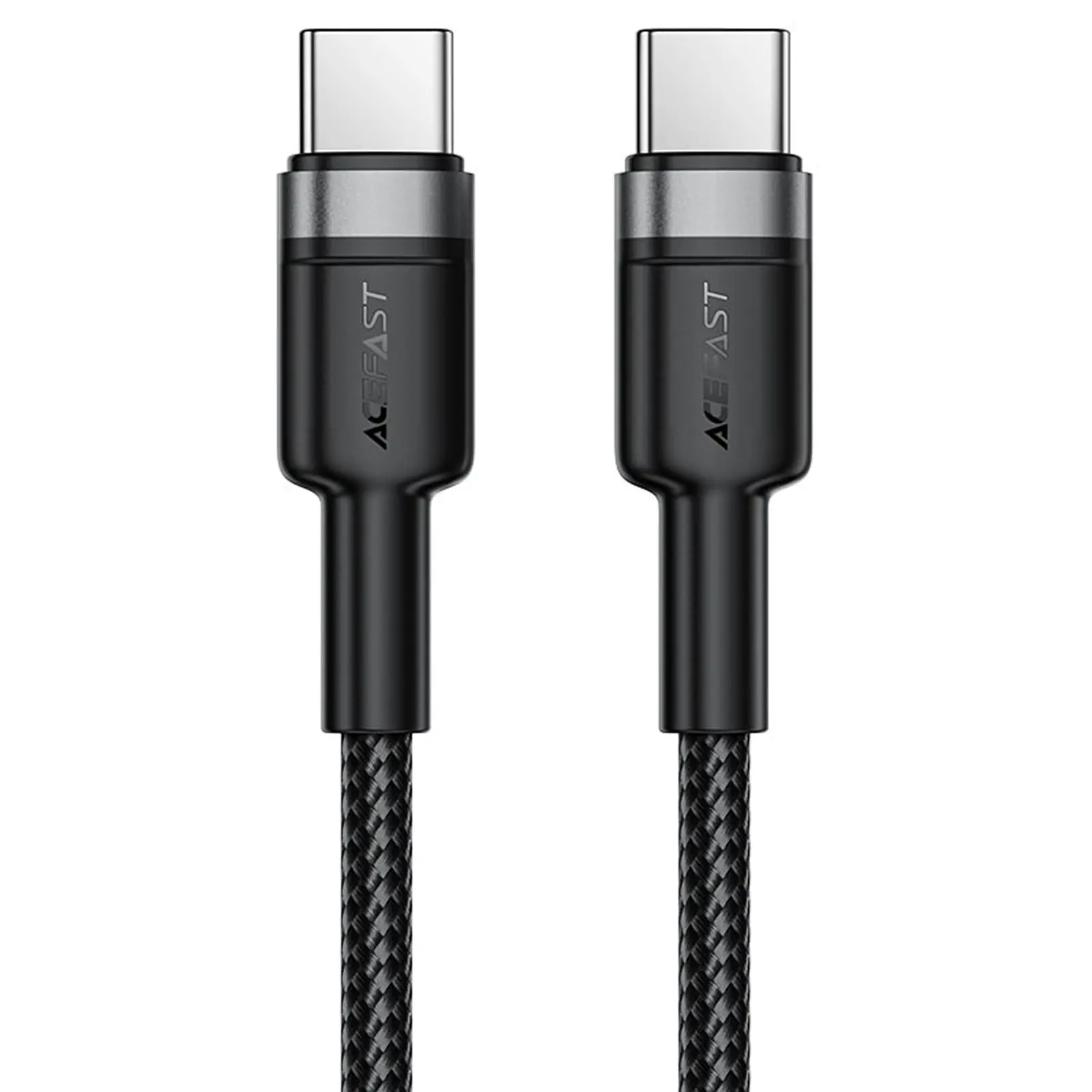 Дата кабель Acefast C22-03 Type-C to Type-C 60W (1.2m), Black, купить оптом с доставкой