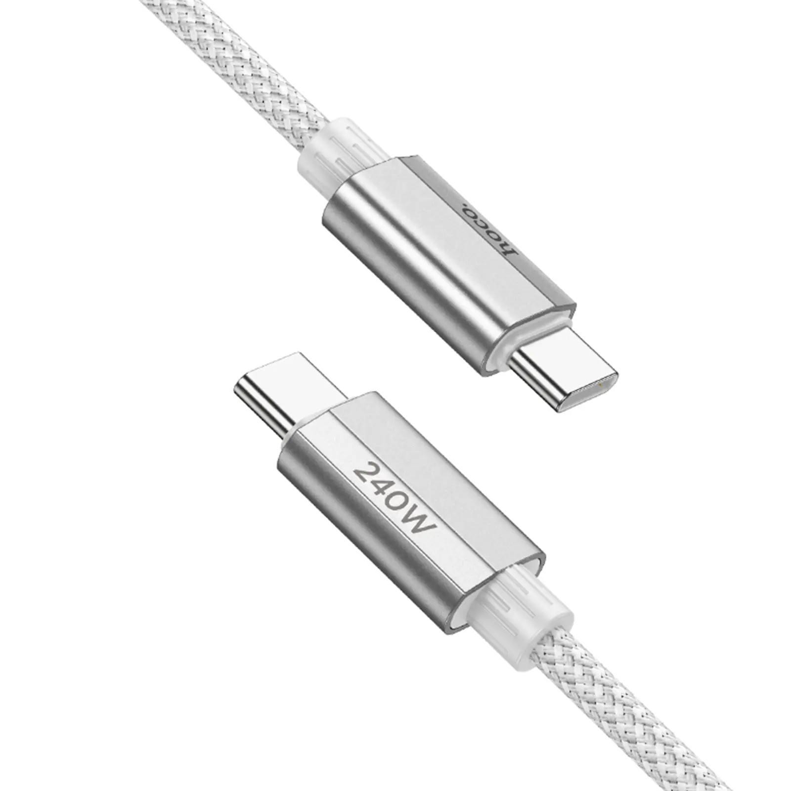 Дата кабель Hoco U134 Primero Type-C to Type-C 240W (1.8m), Gray 3, купить оптом с доставкой