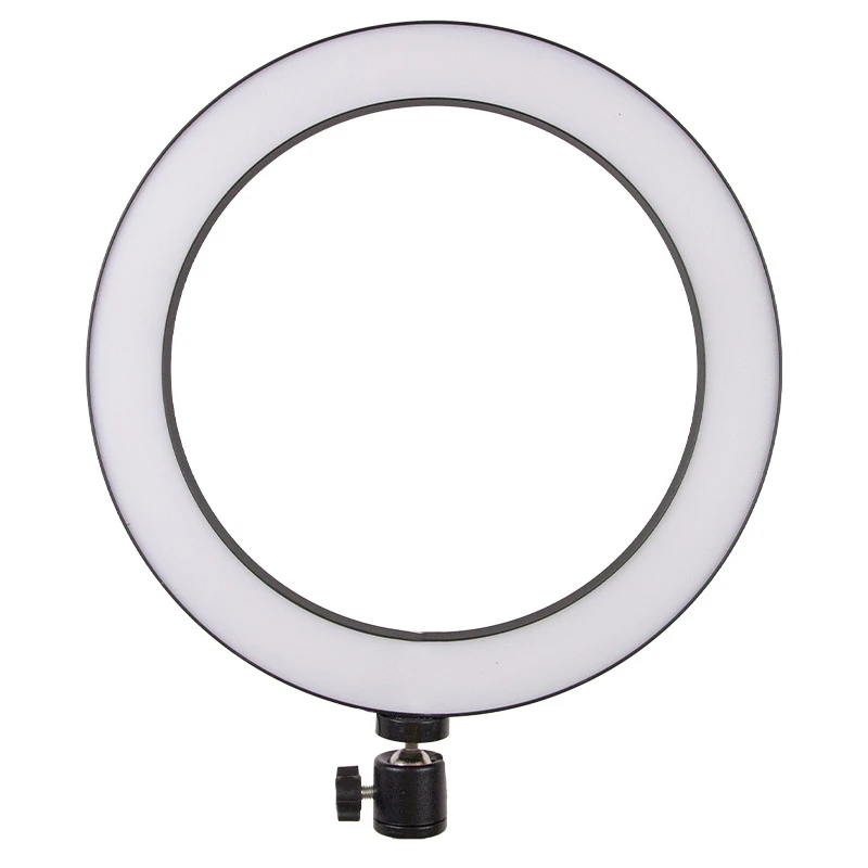 Уценка Кольцевая светодиодная LED лампа Flat Ring 8", Поврежденная упаковка / Black, купить оптом с доставкой