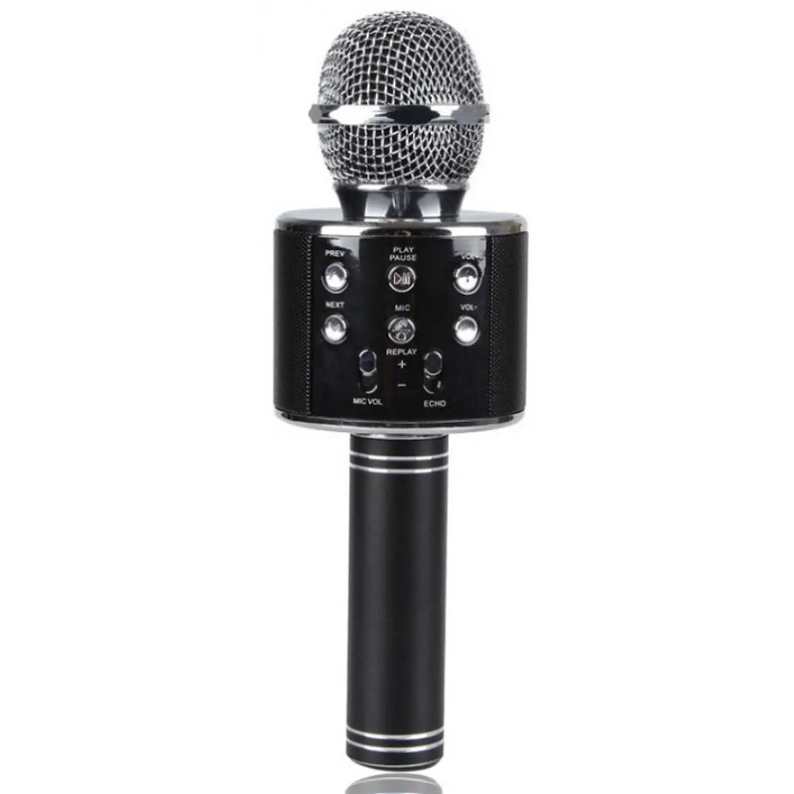 Караоке Микрофон-колонка WS858, Black, купить оптом с доставкой