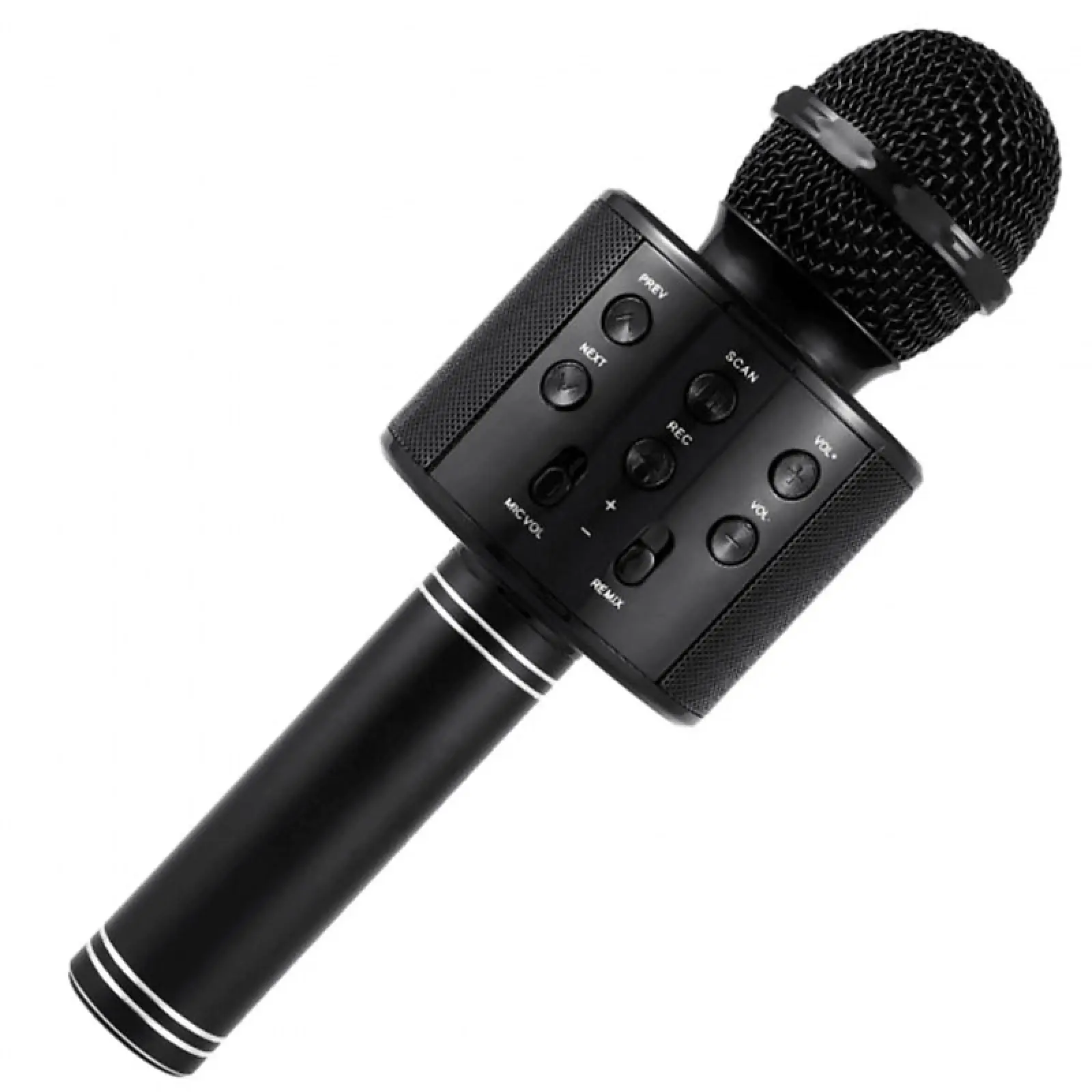 Караоке Микрофон-колонка WS858, Black 1, купить оптом с доставкой