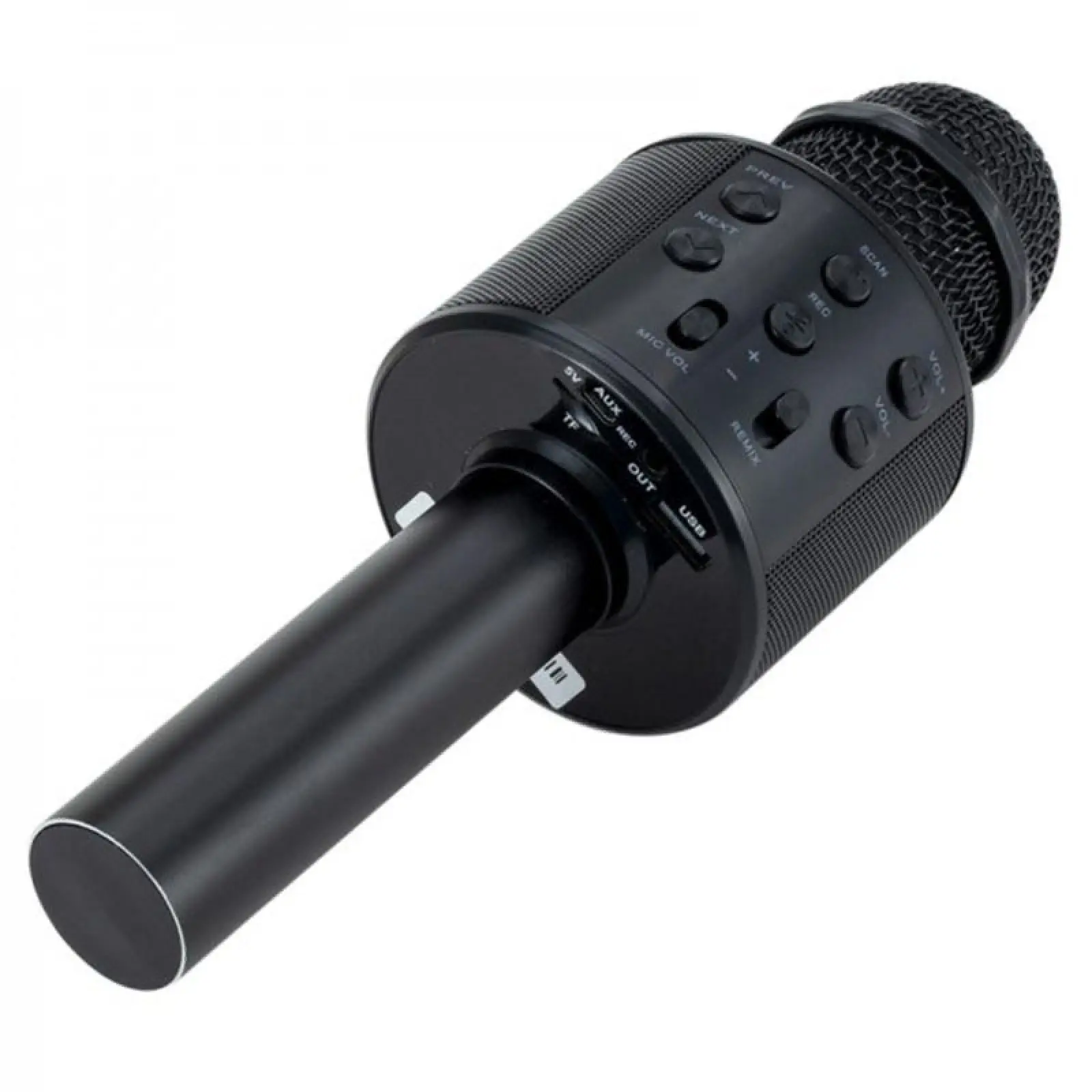 Караоке Микрофон-колонка WS858, Black 2, купить оптом с доставкой