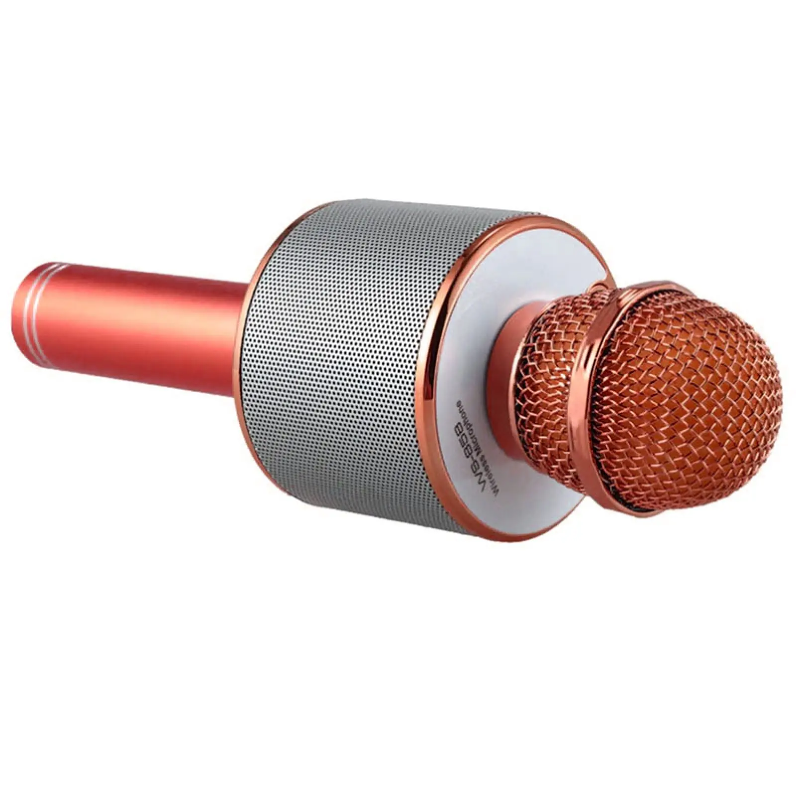 Караоке Микрофон-колонка WS858, Rose Gold 1, купить оптом с доставкой