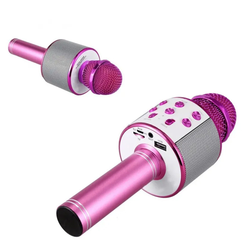 Караоке Мікрофон-колонка WS858L на малюнкі №2