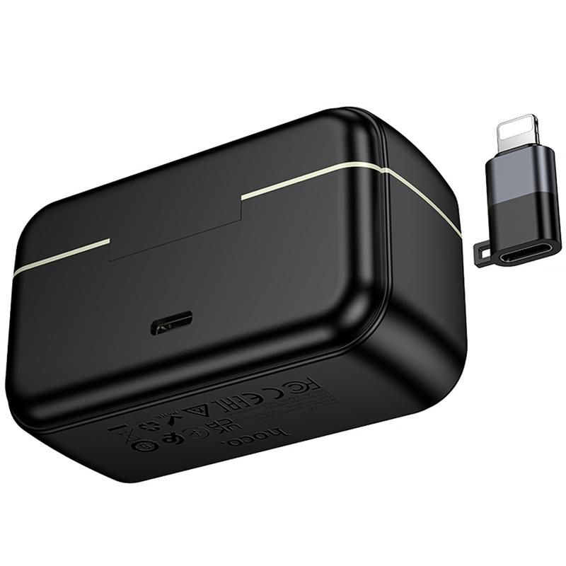 Петличний бездротовий мікрофон Hoco L22 Bright 2in1 (Lightning/Type-C) на малюнкі №5