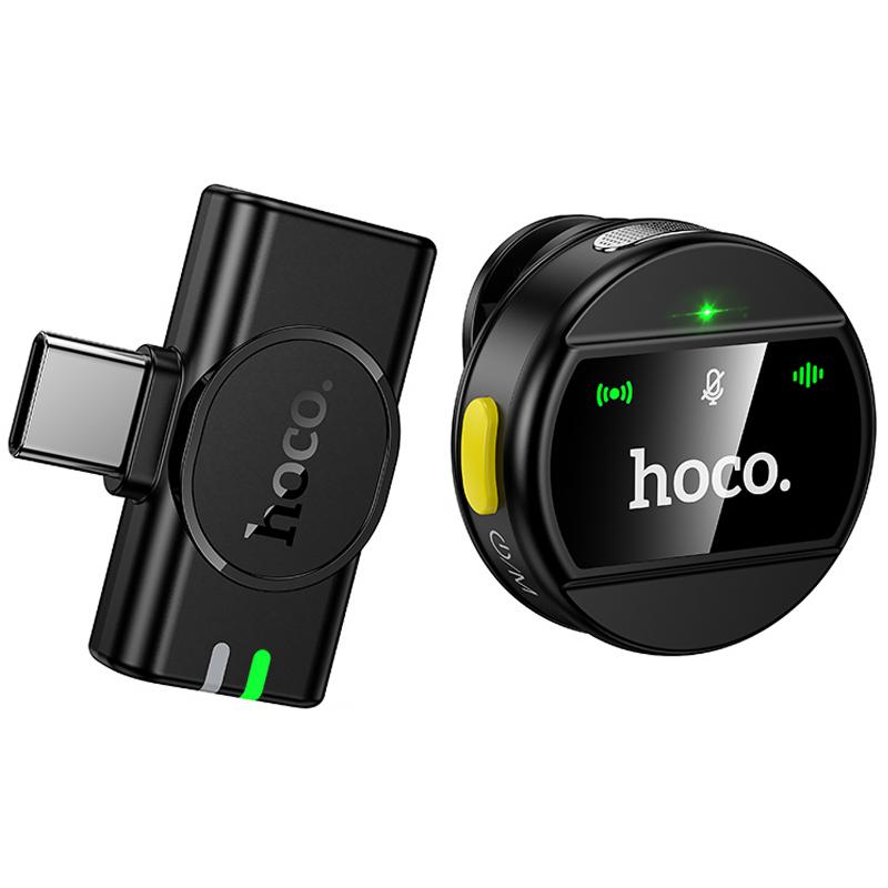 Петличний бездротовий мікрофон Hoco L21 Charm Type-C на малюнкі №1