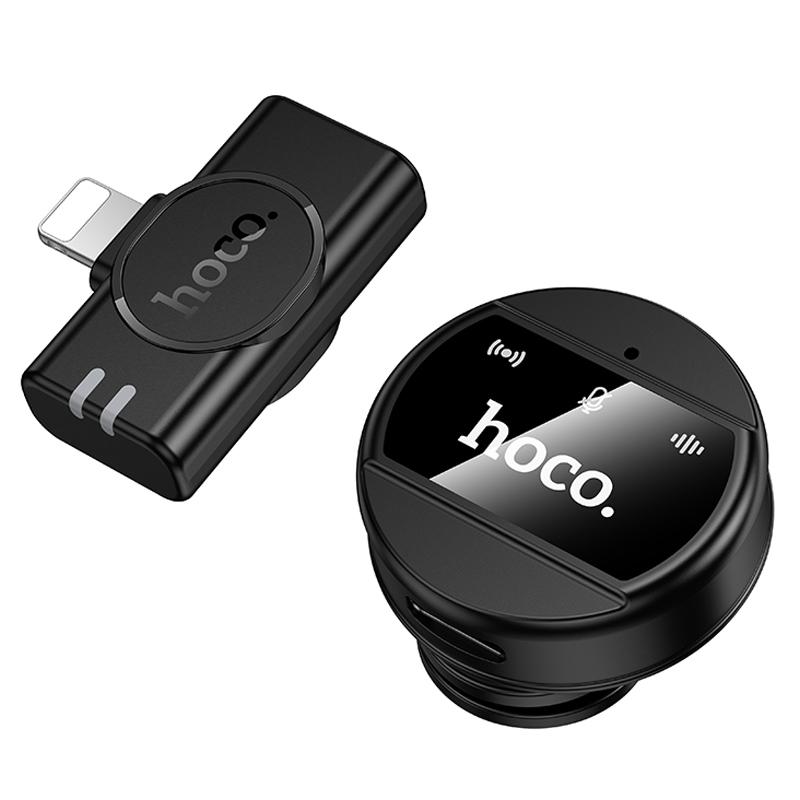 Петличний бездротовий мікрофон Hoco L21 Charm Lightning на малюнкі №2
