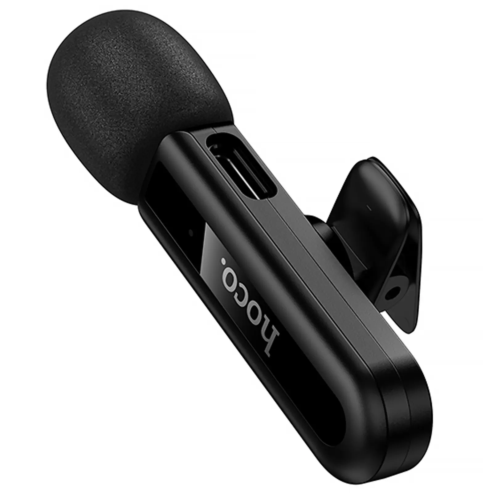 Петличний бездротовий мікрофон Hoco L20 Fair Lightning, Black 5, купити оптом з доставкою