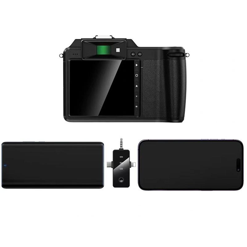 Петличний бездротовий мікрофон Hoco L20B Fair 3in1 (Lightning/Type-C/3.5) на малюнкі №3