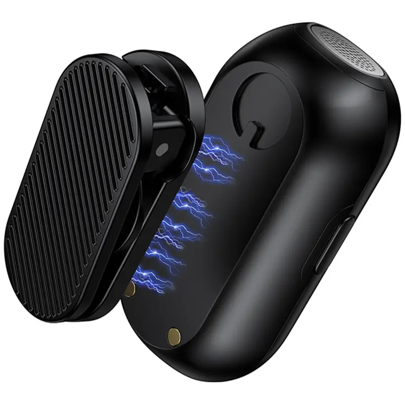 Петличный беспроводной микрофон Hoco L26 Dual-mic Smart AI (Type-C), Black 5, купить оптом с доставкой