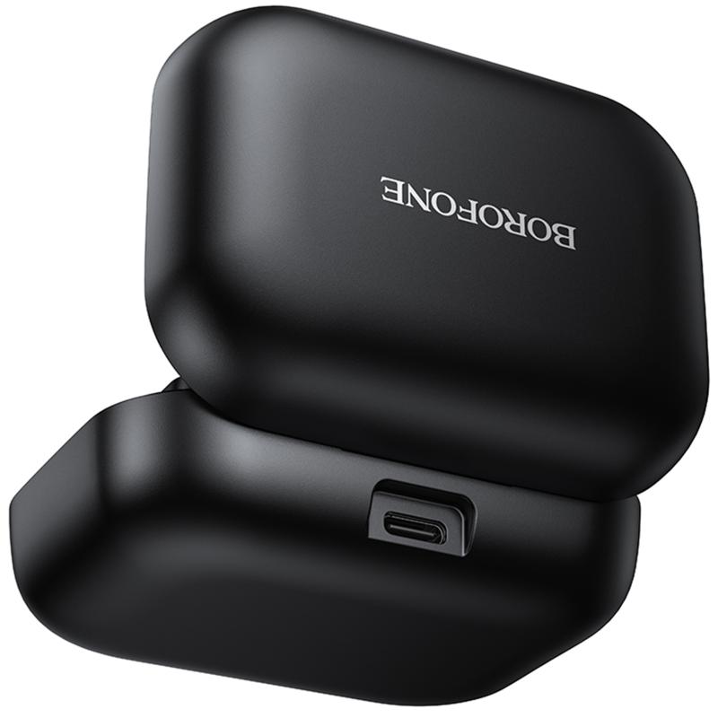 Петличний бездротовий мікрофон Borofone BFK17 Lemai dual-mic Type-C на малюнкі №3