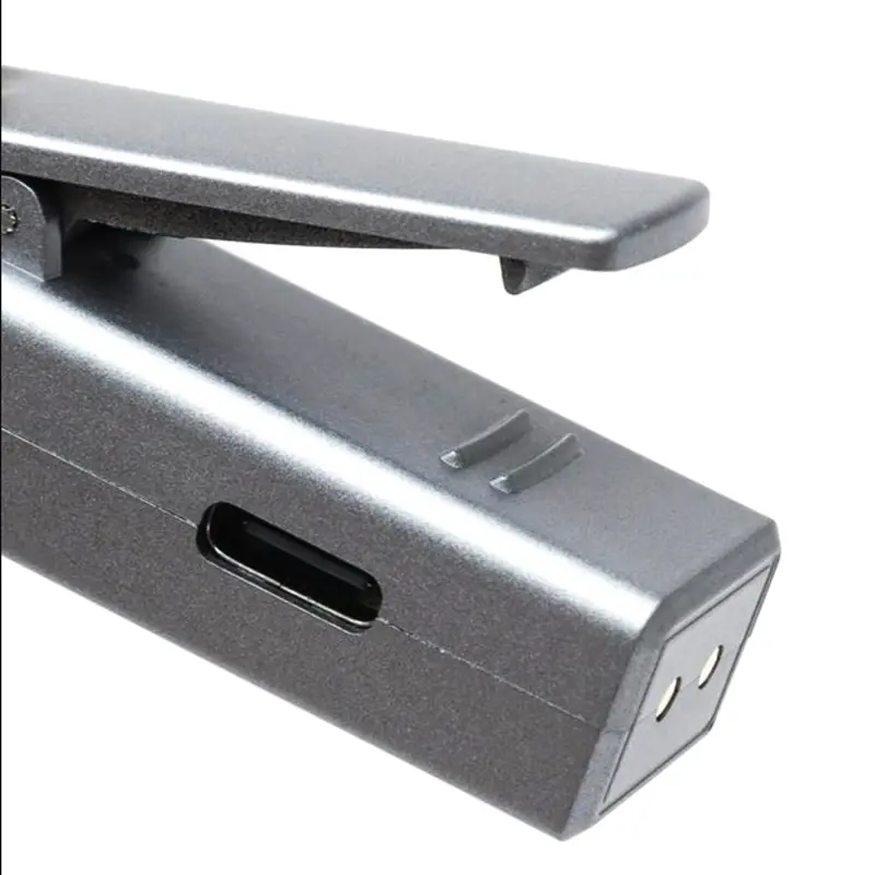 Петличный беспроводной микрофон Jmary MW-15 Dual-mic Type-C, Black 4, купить оптом с доставкой