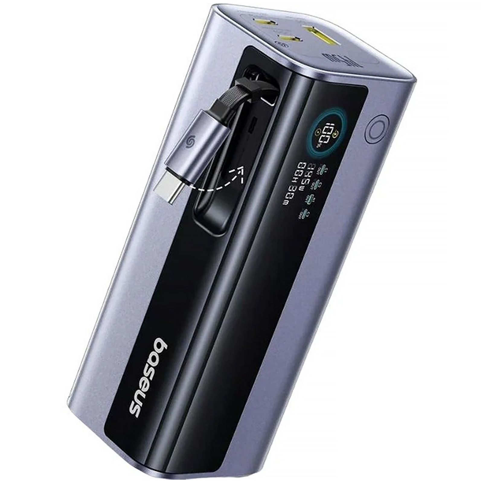 Портативний ЗП Power Bank Baseus EnerGeek GR11 PD200W with cable 25000 mAh, Space Grey 1, купити оптом з доставкою