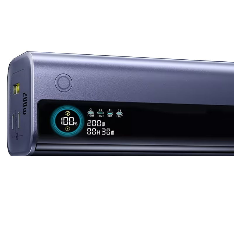 Портативний ЗП Power Bank Baseus EnerGeek GR11 PD200W with cable 25000 mAh, Space Grey 3, купити оптом з доставкою