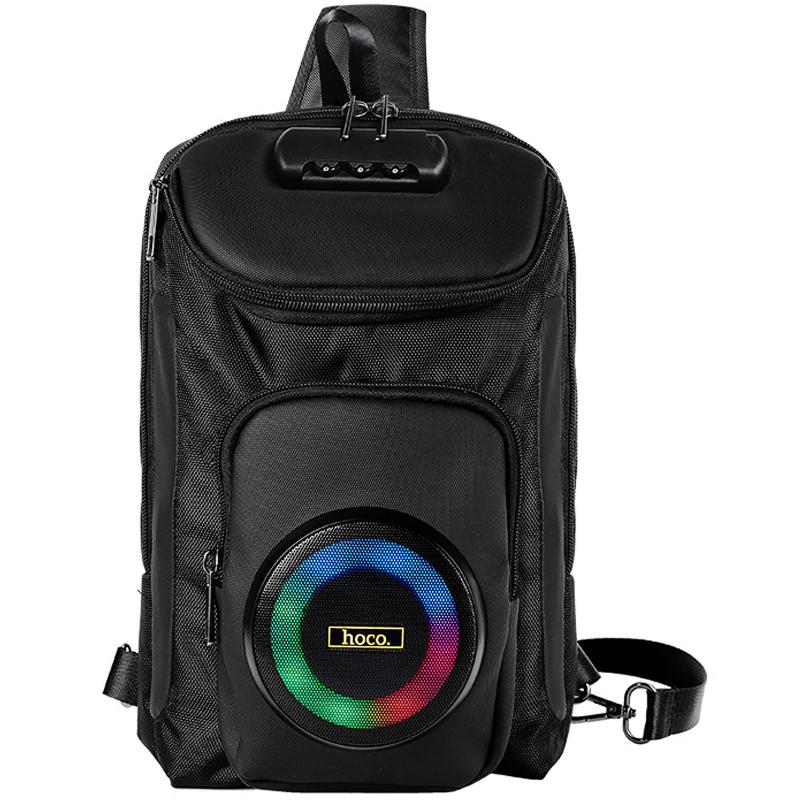 Слинг-рюкзак со встроенной колонкой Hoco HC42 Journey Bass на картинке №1