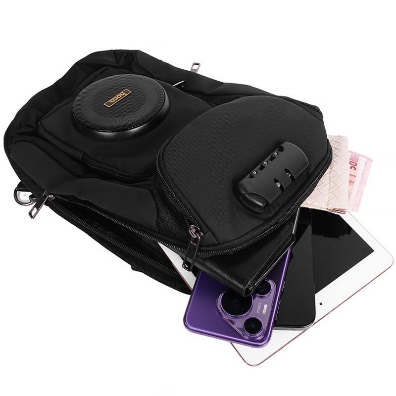 Слинг-рюкзак со встроенной колонкой Hoco HC42 Journey Bass на картинке №4