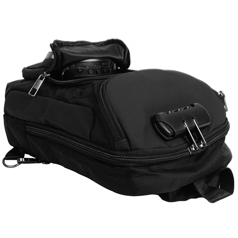 Слинг-рюкзак со встроенной колонкой Hoco HC42 Journey Bass на картинке №5