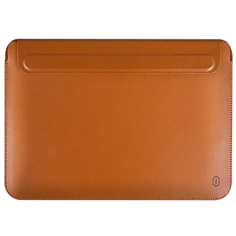 Чехол с подставкой WIWU SKIN PRO Portable Stand Sleeve 13.3", Коричневый, купить оптом с доставкой