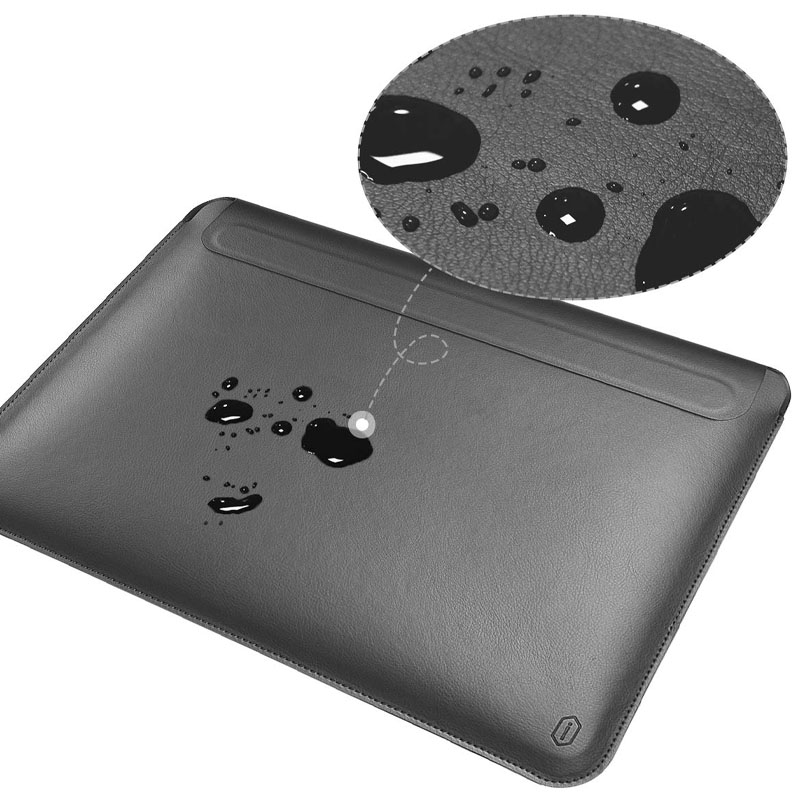 Чехол с подставкой WIWU SKIN PRO Portable Stand Sleeve 13.3", Серый 1, купить оптом с доставкой
