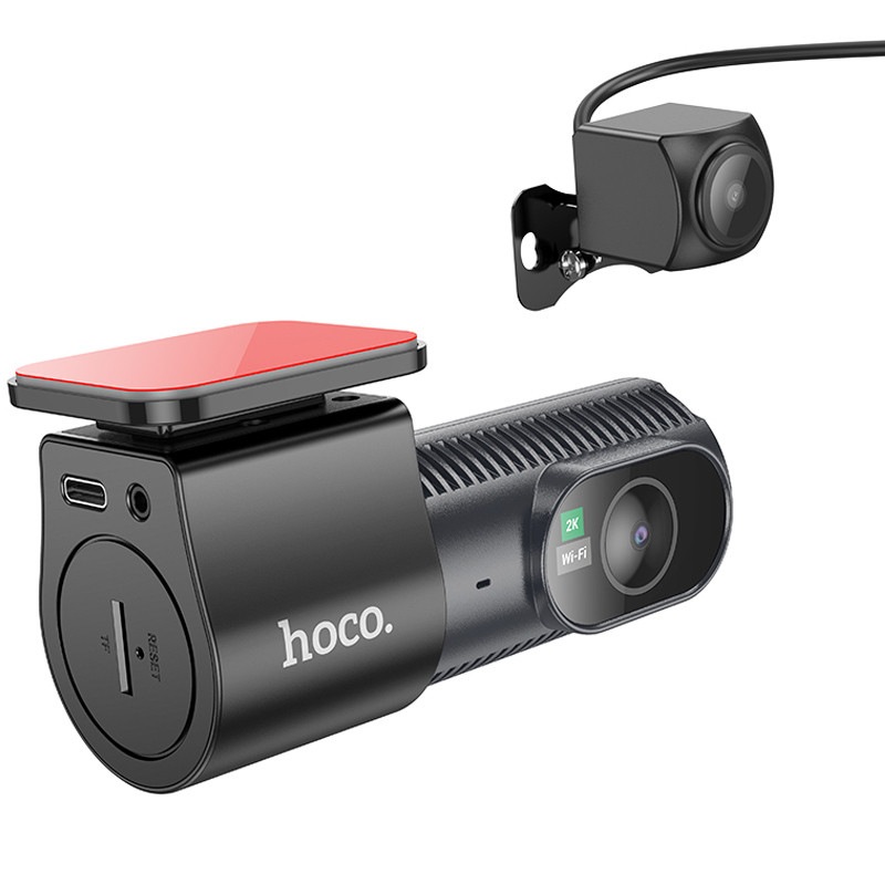 Видеорегистратор Hoco DV8 1.47-inch display with rear camera (2K+720P), купить оптом с доставкой