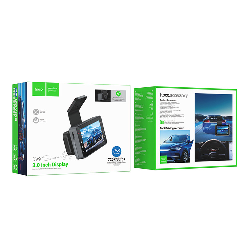 Відеореєстратор Hoco DV9 3-inch screen driving recorder на малюнкі №2
