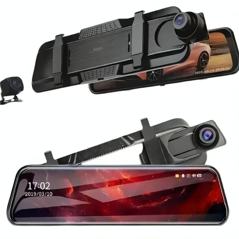 Відеореєстратор Hoco DI36 Dual Camera with Digital display на малюнкі №1