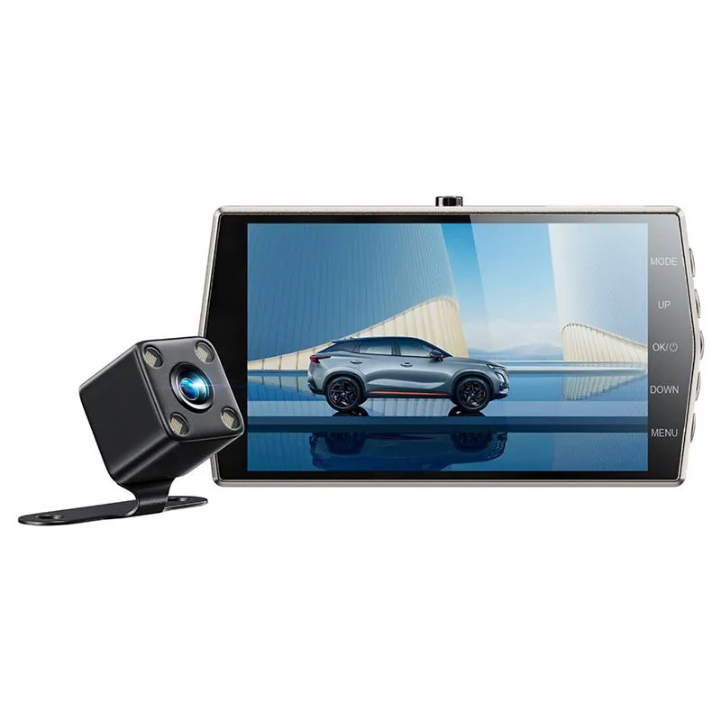 Відеореєстратор Hoco DI42 Digital display (with rear camera) на малюнкі №2