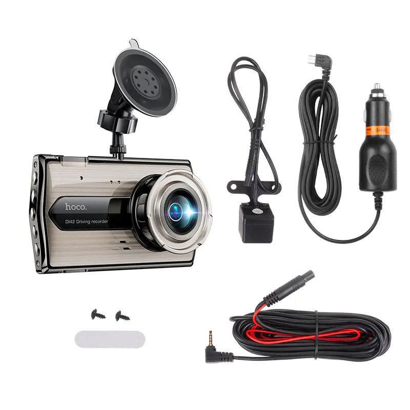 Відеореєстратор Hoco DI42 Digital display (with rear camera) на малюнкі №4