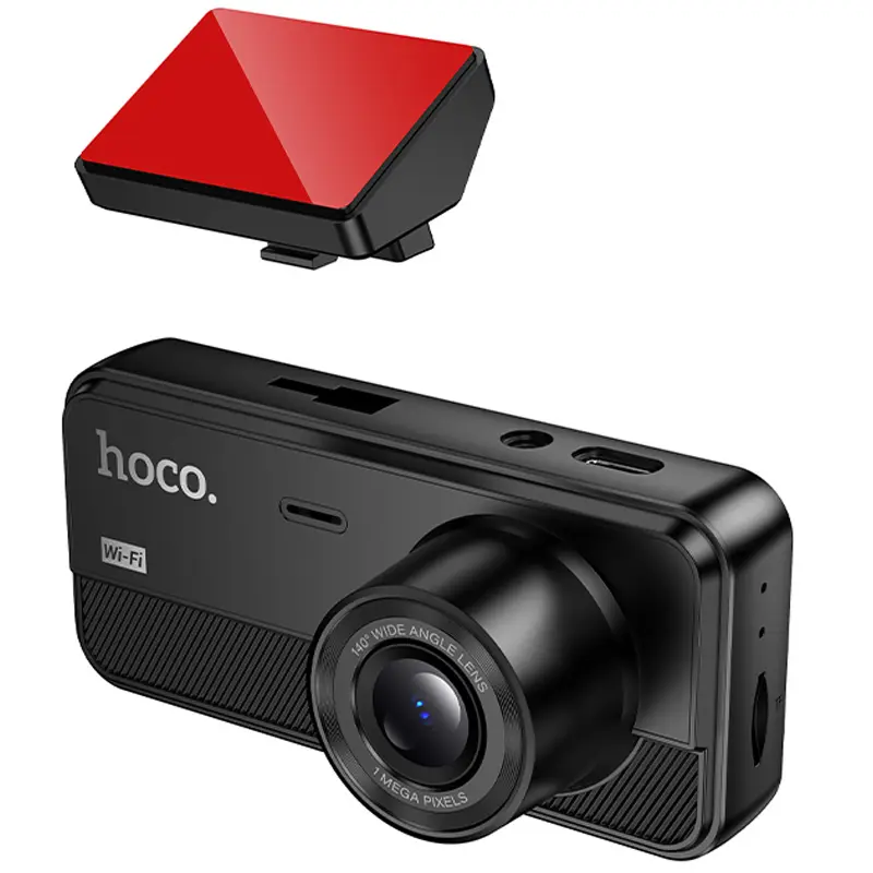 Видеорегистратор Hoco DV15 2-inch display with rear camera (720P+480P), Black 1, купить оптом с доставкой