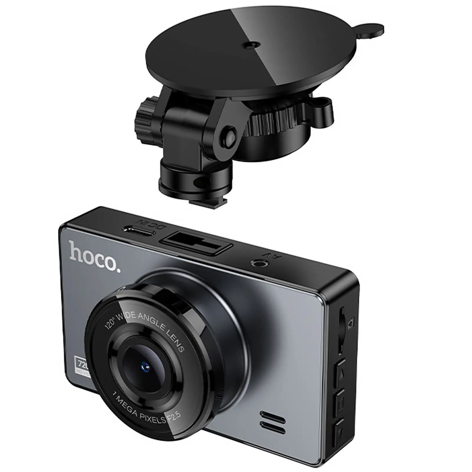 Видеорегистратор Hoco DV14 3-inch screen display driving recorder (720P), Metal gray 2, купить оптом с доставкой