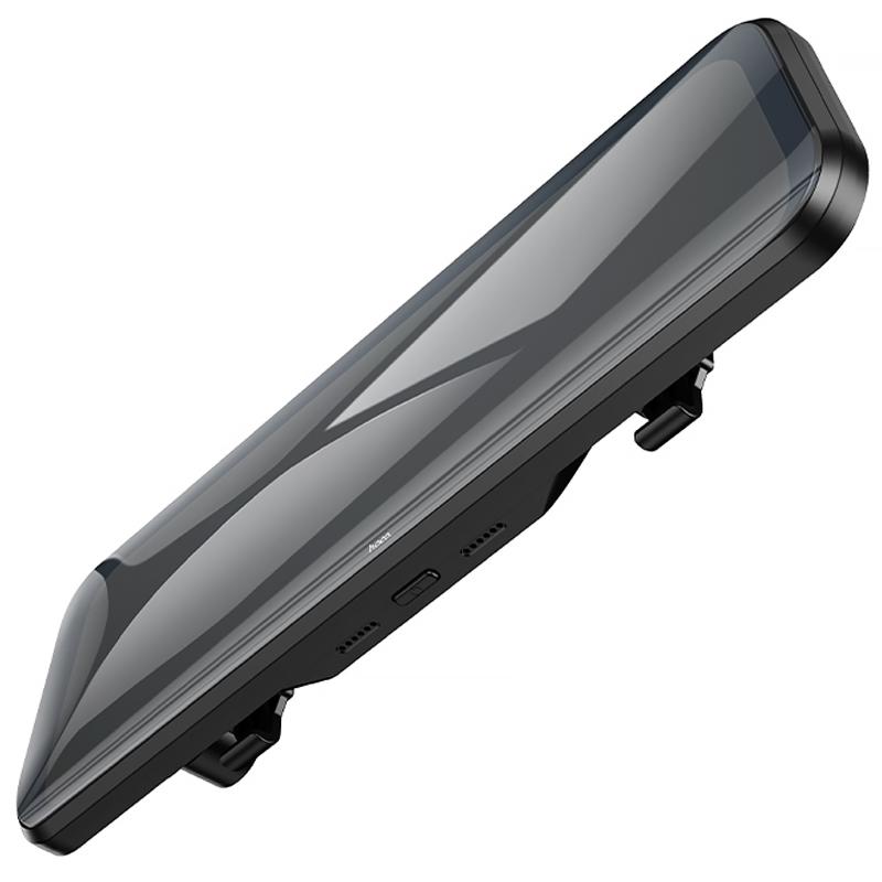 Автомобильный регистратор зеркало Hoco DV16 Dual-Channel Driving Recorder 1080p+720p на картинке №3