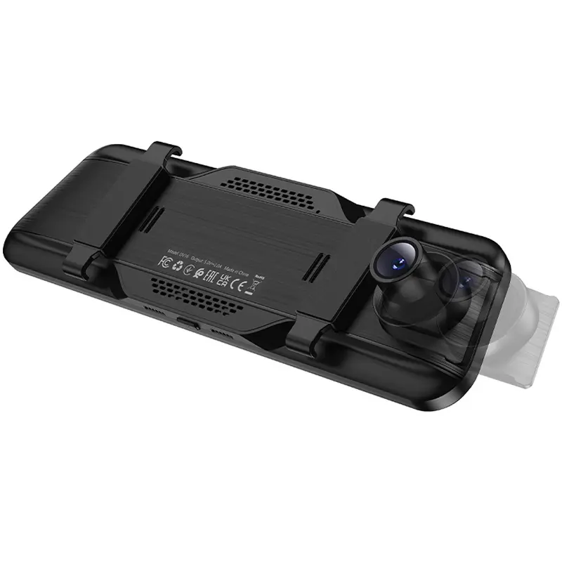 Автомобильный видеорегистратор зеркало Hoco DV16 Dual-Channel Driving Recorder 1080p+720p, Black 3, купить оптом с доставкой