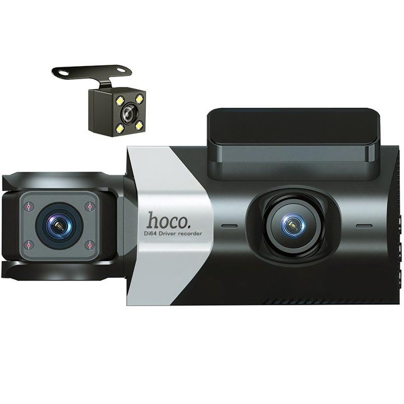 Відеореєстратор Hoco DI64 3-inch screen display driving recorder (720P) на малюнкі №1