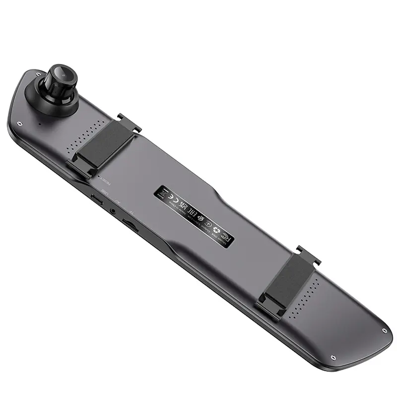 Автомобильный видеорегистратор зеркало Hoco DV4 4.5-inch display with rear camera (1080P+720P), Iron gray 3, купить оптом с доставкой