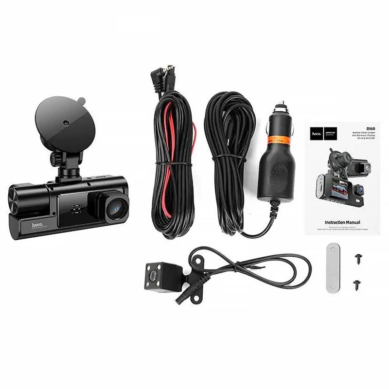 Відеореєстратор Hoco DI60 2-inch display with rear camera (1280+720P) на малюнкі №5
