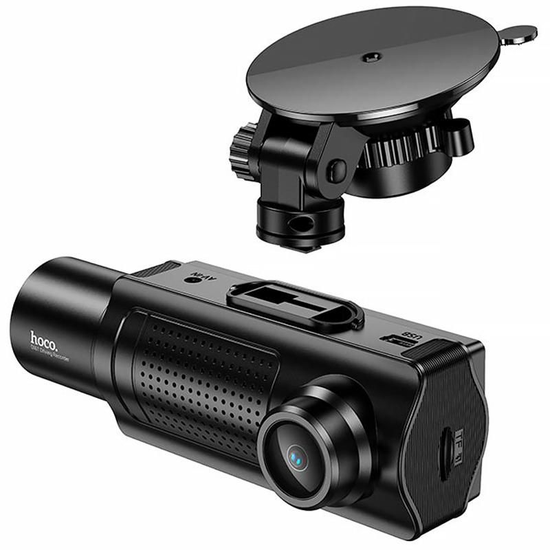 Відеореєстратор Hoco DI61 3.16-inch display with rear camera (1280+720P) на малюнкі №2