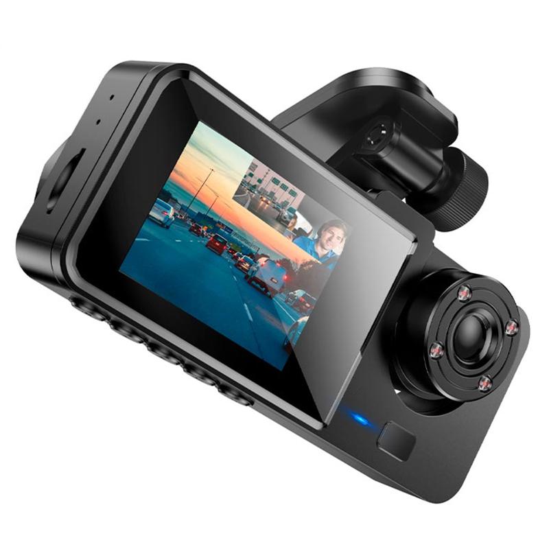 Відеореєстратор Hoco DI63 2-inch display with rear camera (480+480P) на малюнкі №4