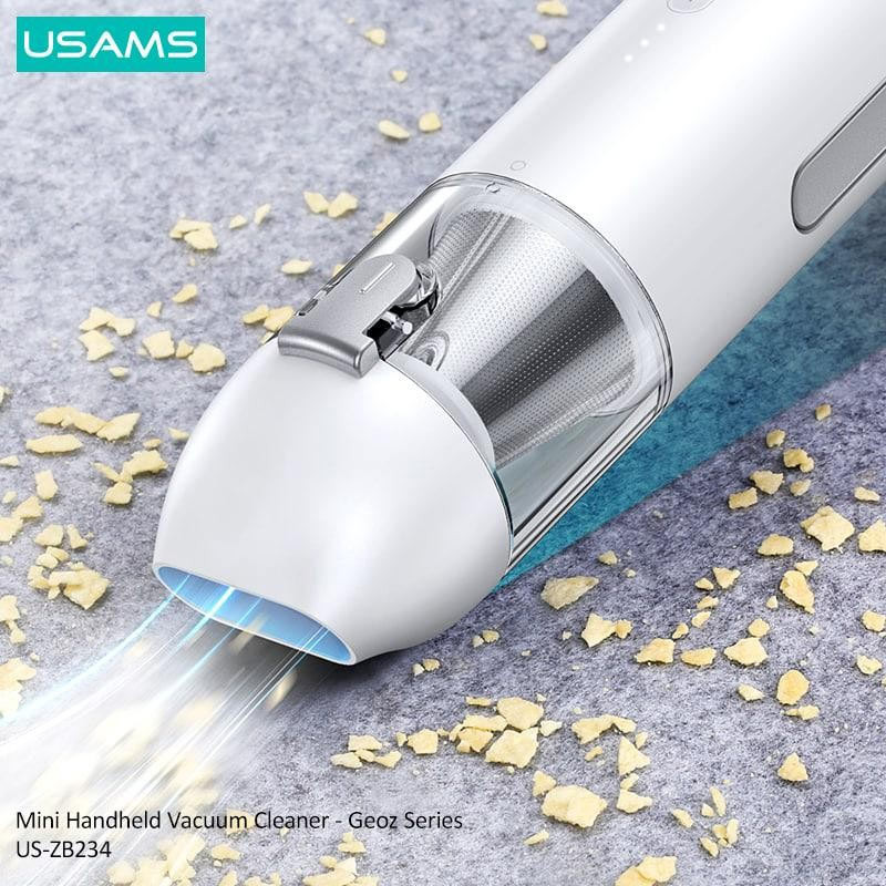 Портативний пилосос Usams US-ZB234 Mini Geoz Series 6000Pa 7800mAh на малюнкі №4