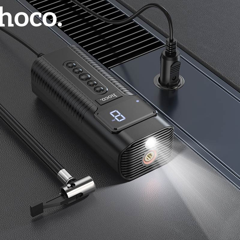 Автомобільний насос Hoco PH55 Roys smart car air pump на малюнкі №7