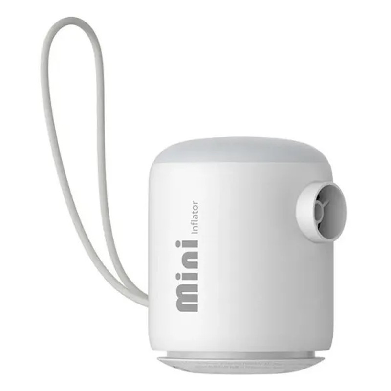 Портативний насос Baseus PocketGo Portable Air Pump 1600 mAh with LED lamp (C11157700221-00) на малюнкі №1