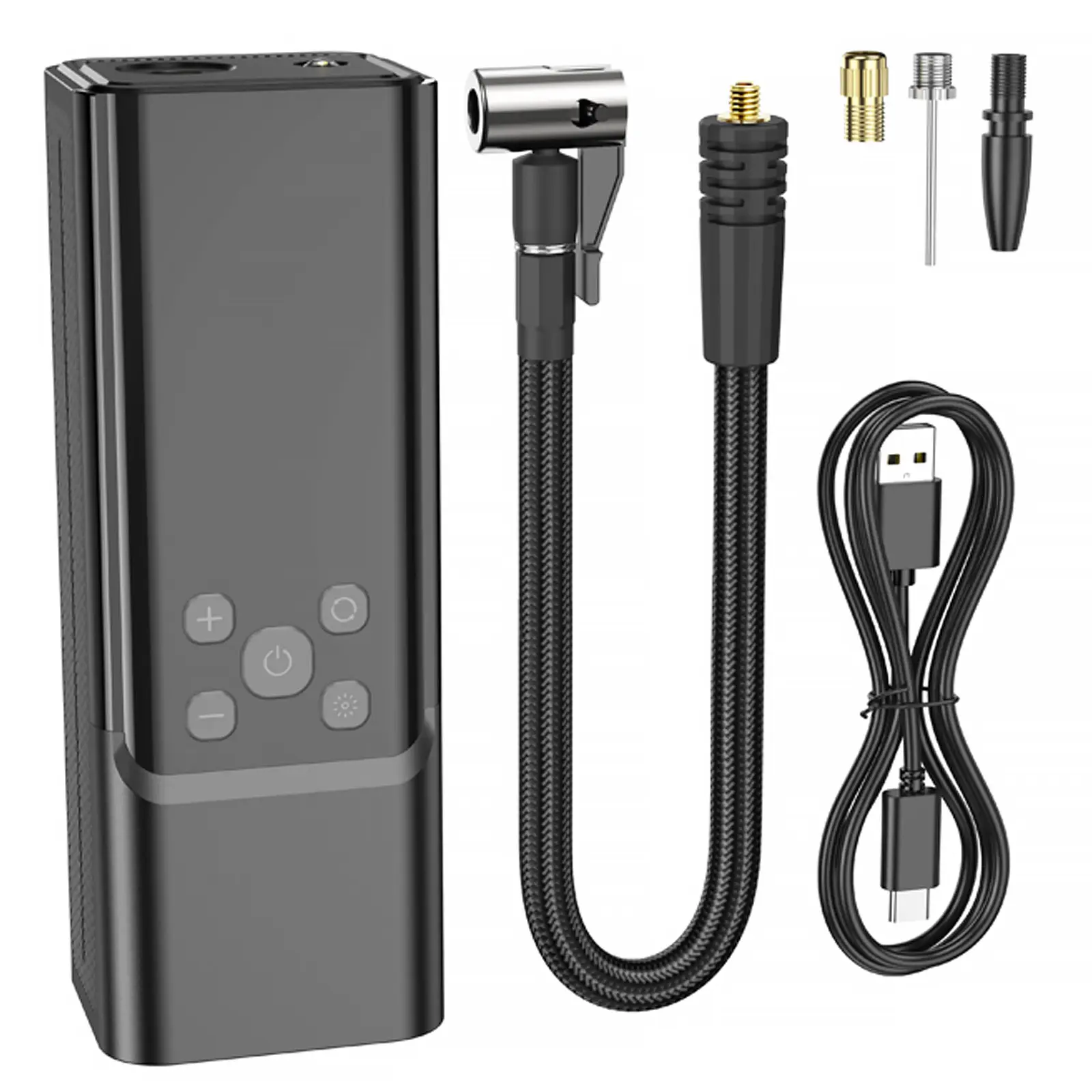 Автомобильный насос Hoco ZP7 Maddy smart (5000 mAh), Black 6, купить оптом с доставкой