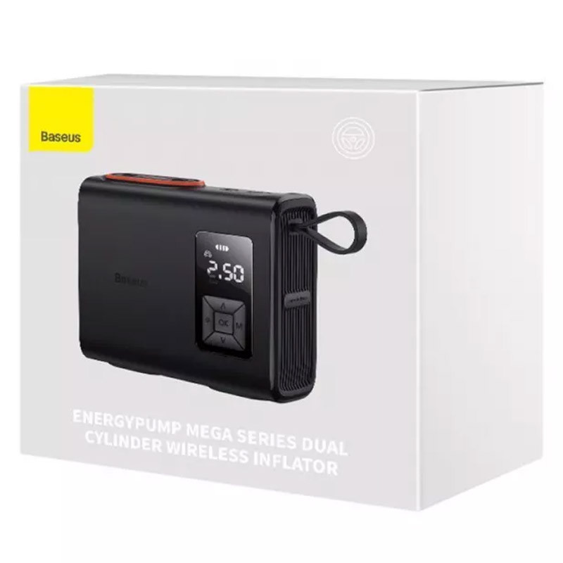 Автомобільний насос Baseus Mega EnergyPump Series Dual Cylinder 6000 mAh (CRNL060001) на малюнкі №6