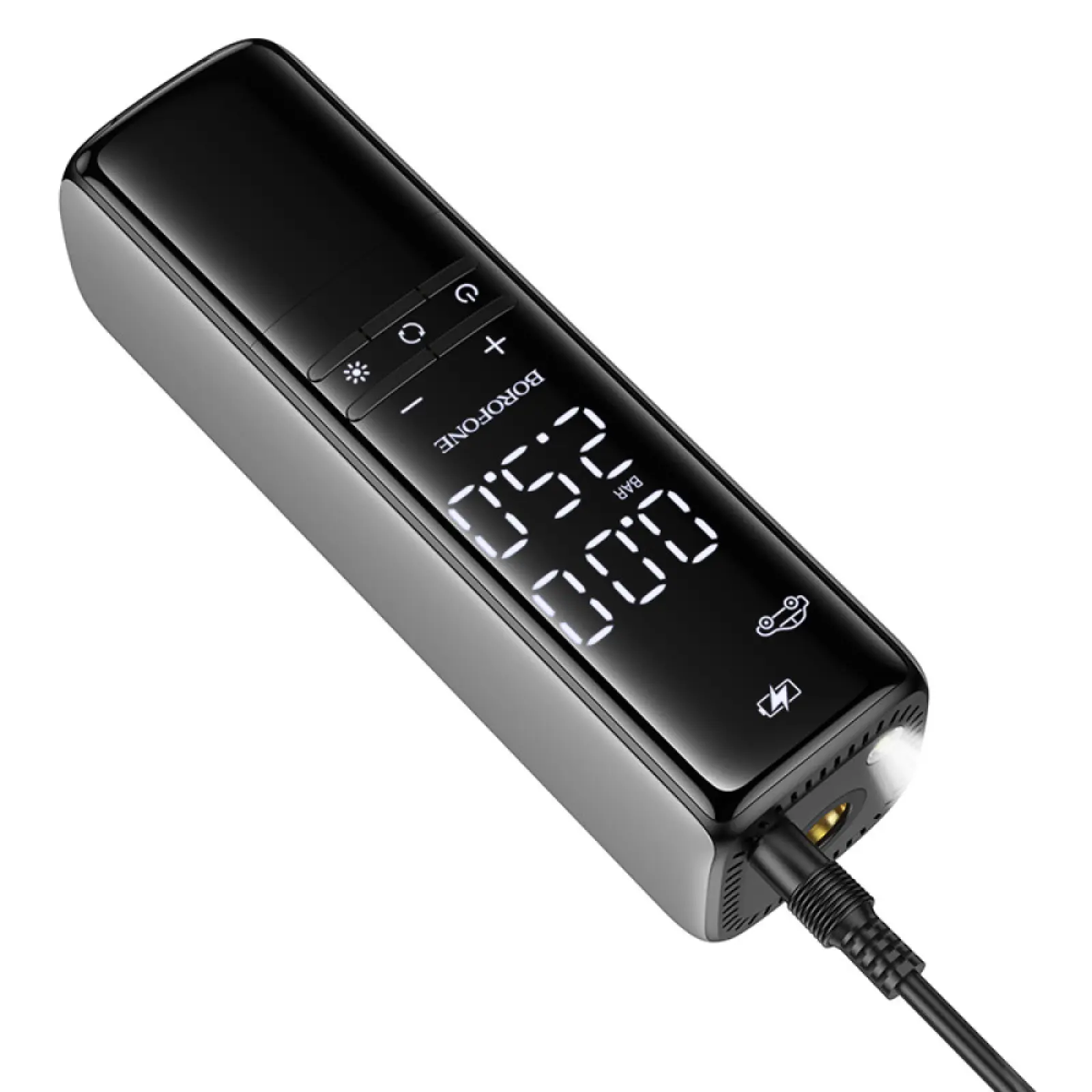 Автомобильный насос Borofone FC1 Air Pump, Black Gray 4, купить оптом с доставкой