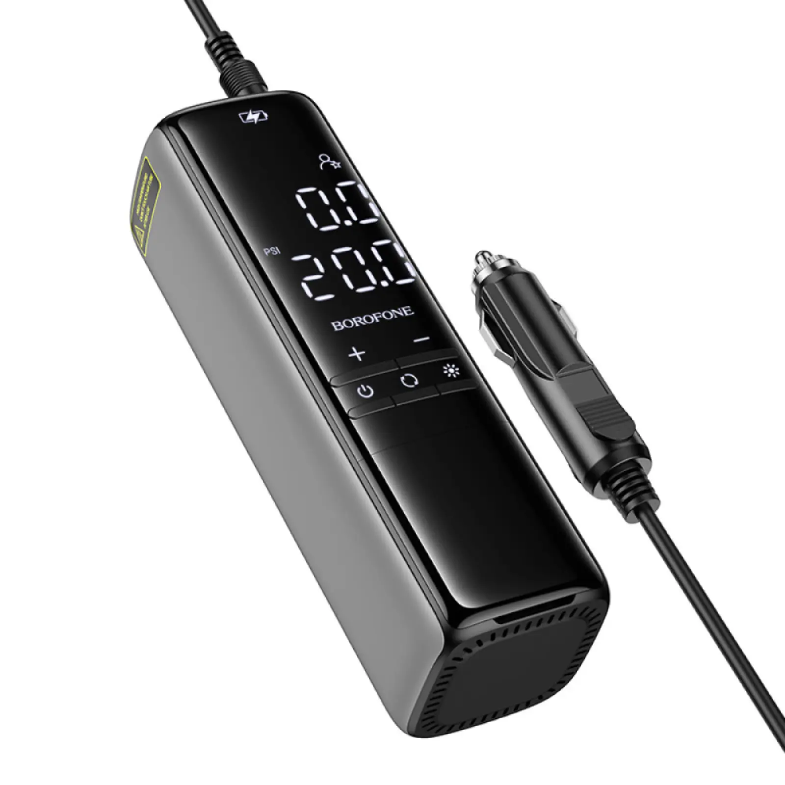 Уценка Автомобильный насос Borofone FC1 Air Pump, Мятая упаковка / Black Gray 1, купить оптом с доставкой