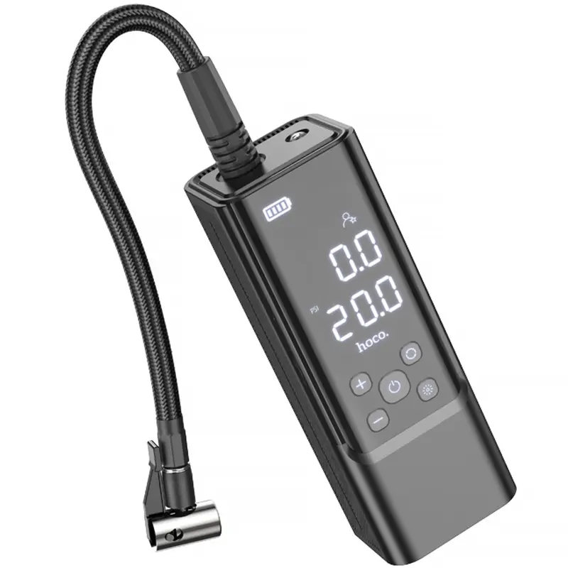 Уценка Автомобильный насос Hoco ZP7 Maddy smart (5000 mAh), Мятая упаковка / Black 2, купить оптом с доставкой